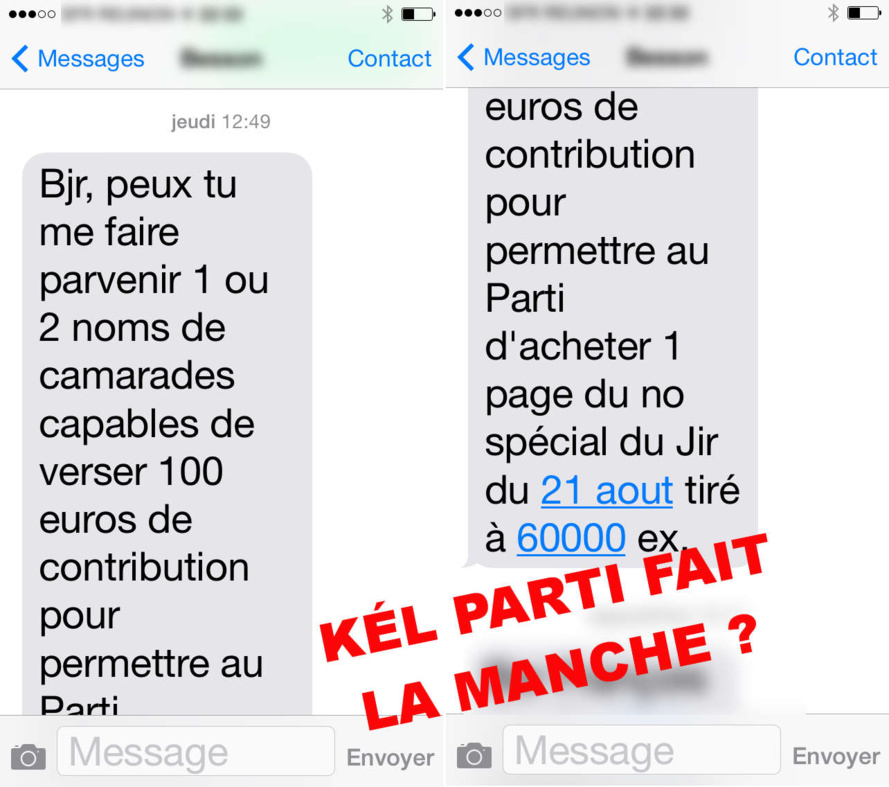 Faites vos jeux : Qui a écrit ce SMS ? Faites vos jeux : Qui a écrit ce SMS ?