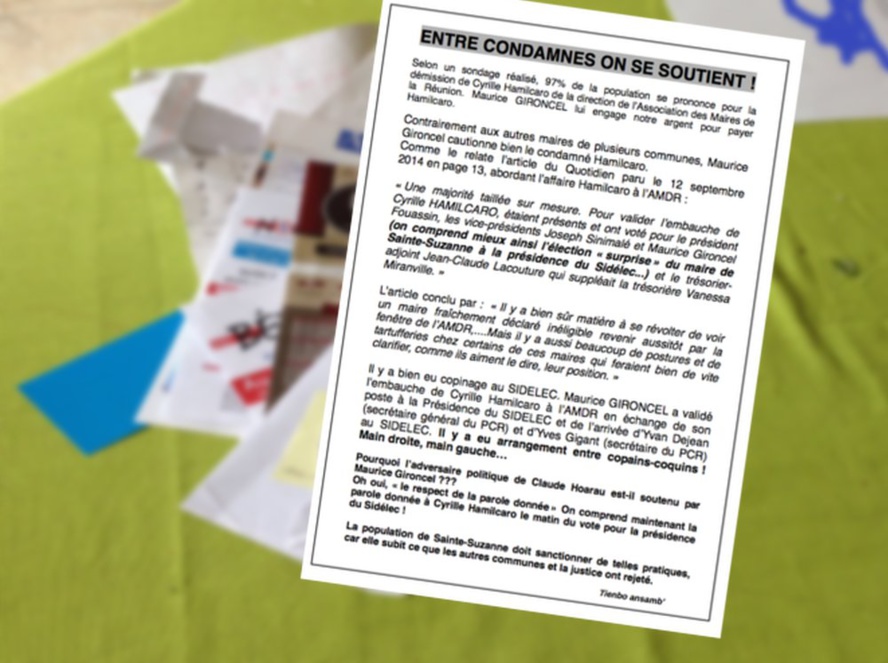 TRACT à Sainte-Suzanne : "ENTRE CONDAMNES ON SE SOUTIENT !" TRACT à Sainte-Suzanne : "ENTRE CONDAMNES ON SE SOUTIENT !"