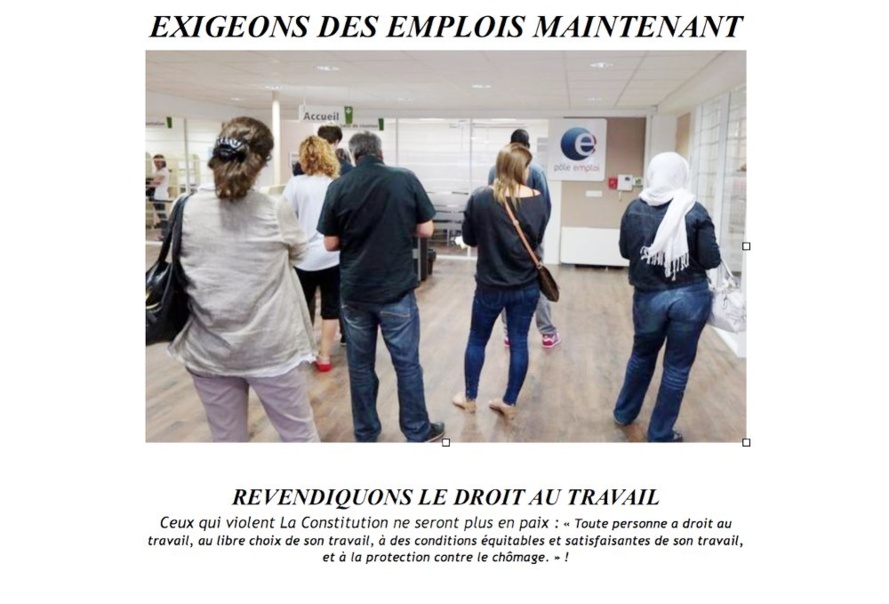 JOURNEE MONDIALE DES INDIGNES 15 OCTOBRE : EXIGEONS DES EMPLOIS DURABLES