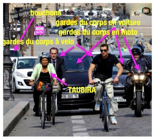 "Pour nous faire son cinéma et circuler en vélo, il lui faut deux fois plus de gardes du corps et d’agents pour assurer sa sécurité."