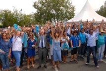 150 personnes réunies dans la Chaîne de l’Espoir organisée par l’Aurar pour la Journée Mondiale du Diabète