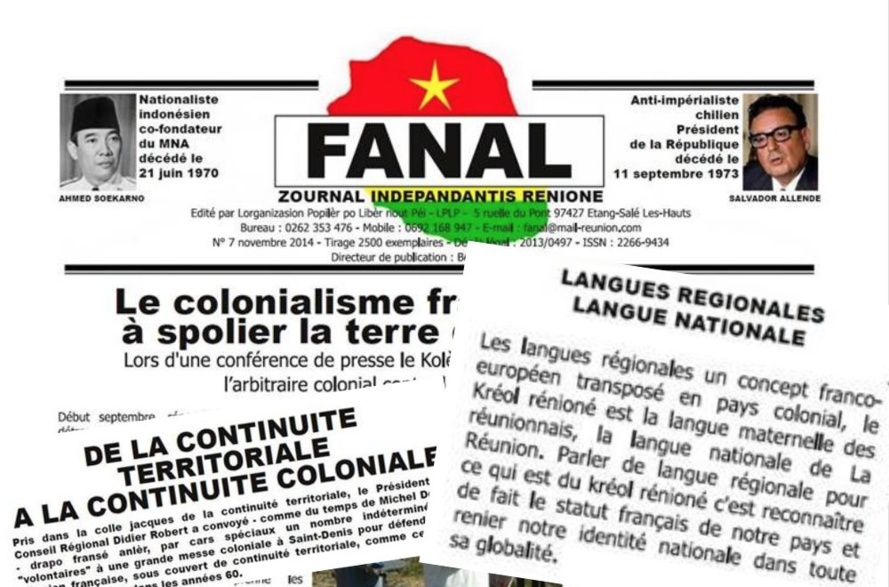 Fanal le Zournal Indépendantiste Réunionnais Fanal le Zournal Indépendantiste Réunionnais