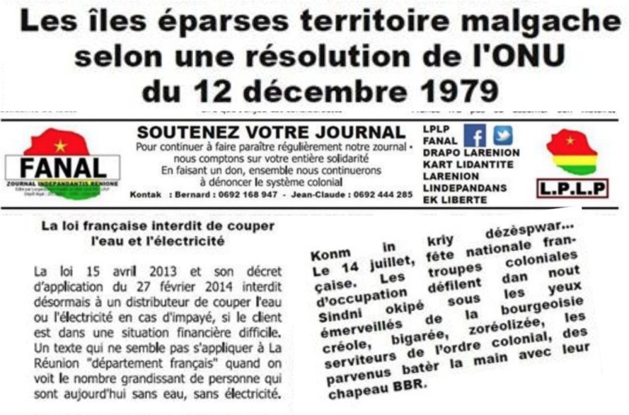Fanal le Zournal Indépendantiste Réunionnais Fanal le Zournal Indépendantiste Réunionnais