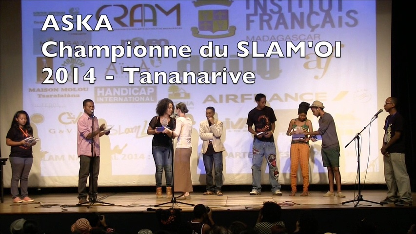 Aska la Réunionnaise championne du Slam'OI 2014