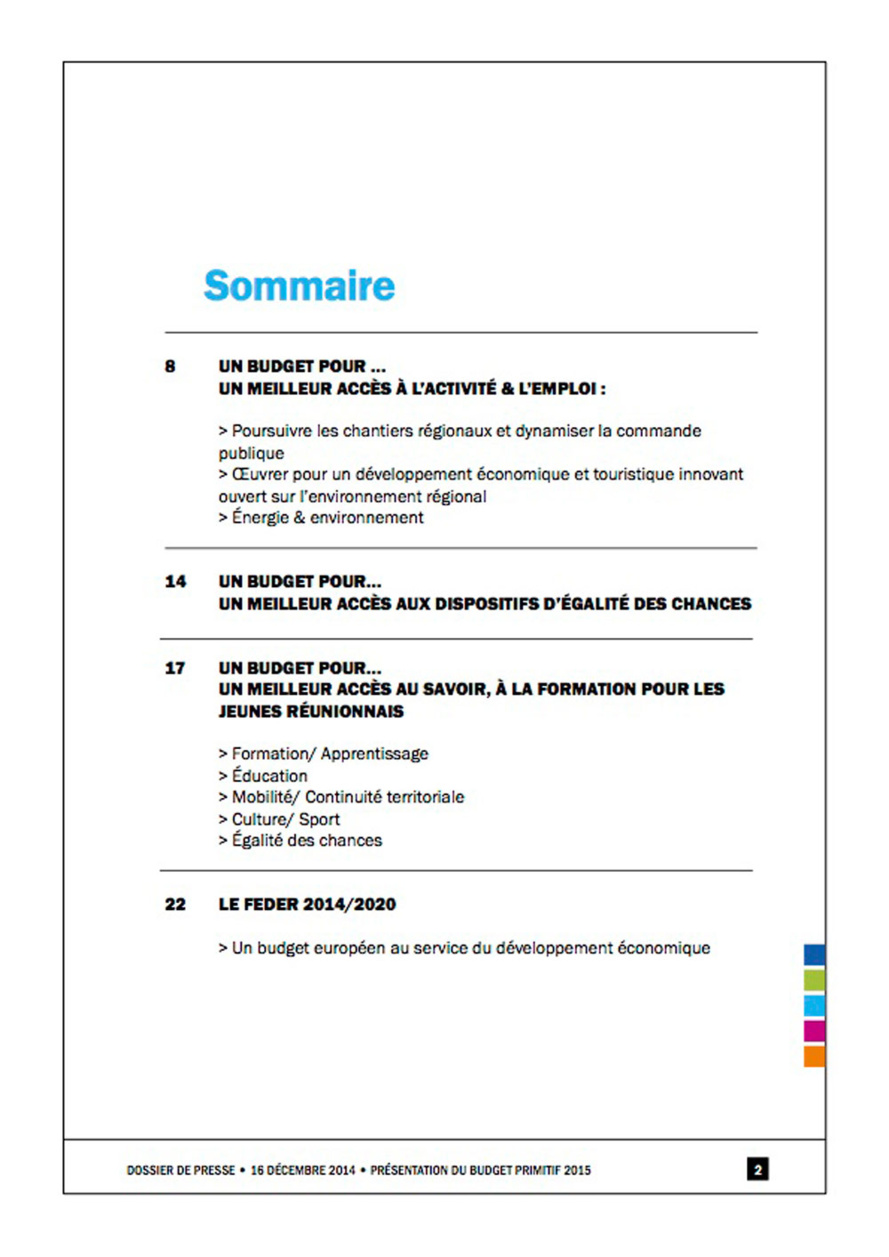 Région : Un Budget au service des ambitions de La Réunion Région : Un Budget au service des ambitions de La Réunion