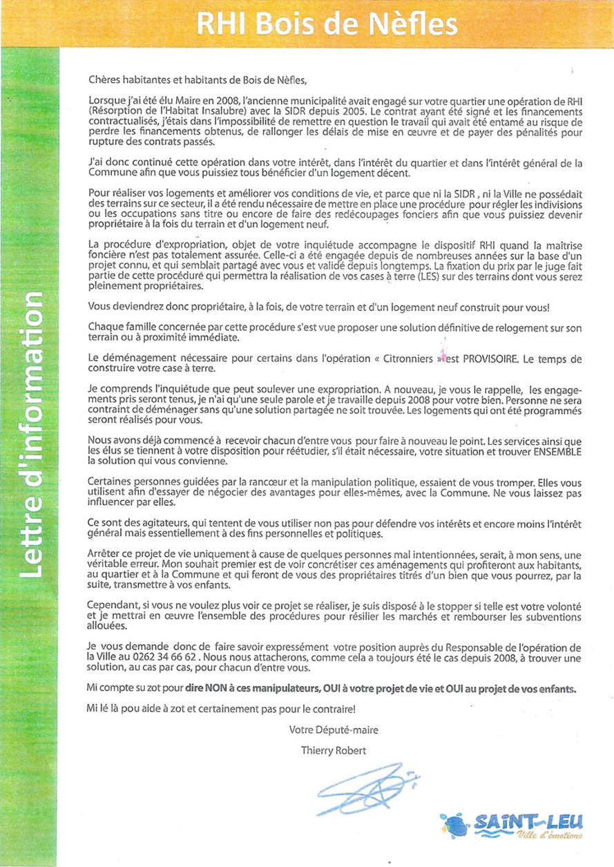 Thierry Robert et la RHI de Bois de Nefles Thierry Robert et la RHI de Bois de Nefles