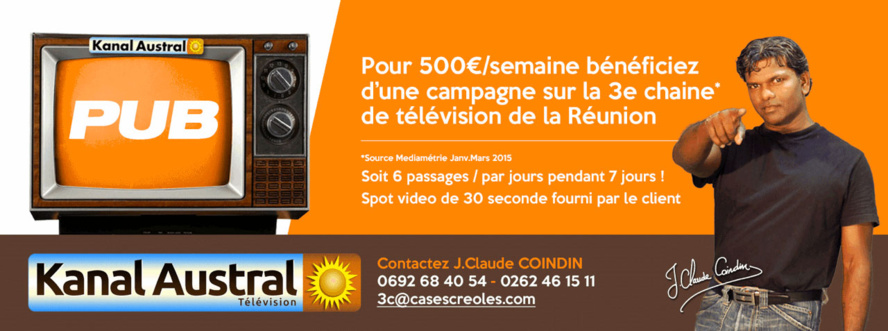 Kanal Austral : Numéro 3 à La Réunion Kanal Austral : Numéro 3 à La Réunion