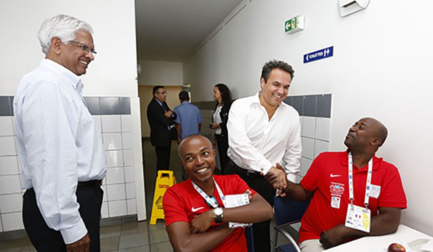 Rencontre avec les athlètes des Jeux des Iles de l'océan Indien Rencontre avec les athlètes des Jeux des Iles de l'océan Indien