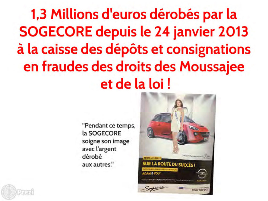 Affaire Moussajee : "LA VÉRITÉ EST EN MARCHE ET PERSONNE NE POURRA L'ARRÊTER" Affaire Moussajee : "LA VÉRITÉ EST EN MARCHE ET PERSONNE NE POURRA L'ARRÊTER"