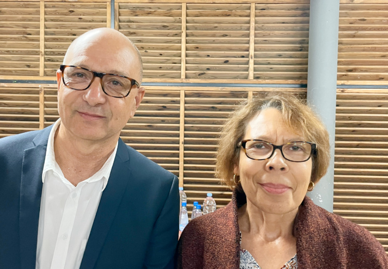 Tolino LEGROS directeur géneral de l'Adapei La Réunion et Danielle PAYET, la présidente Tolino LEGROS directeur géneral de l'Adapei La Réunion et Danielle PAYET, la présidente