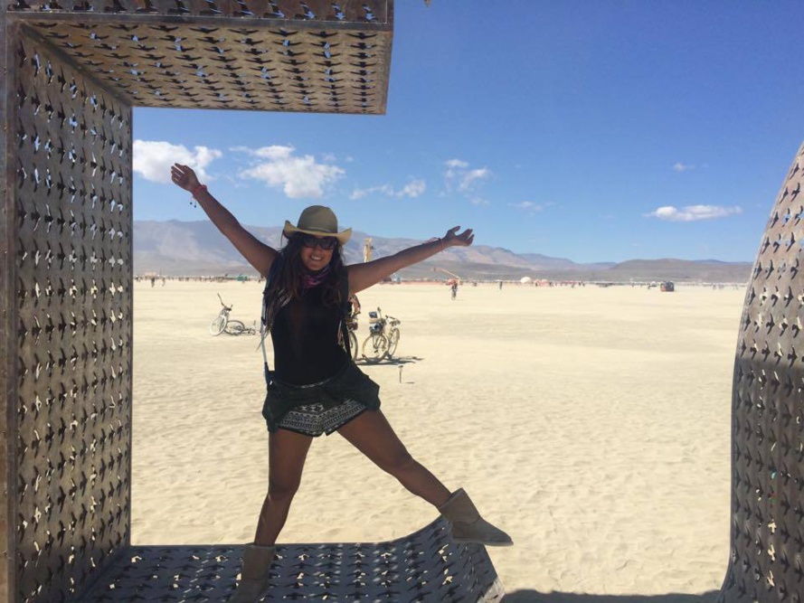 Une Réunionnaise au Burning Man 2015