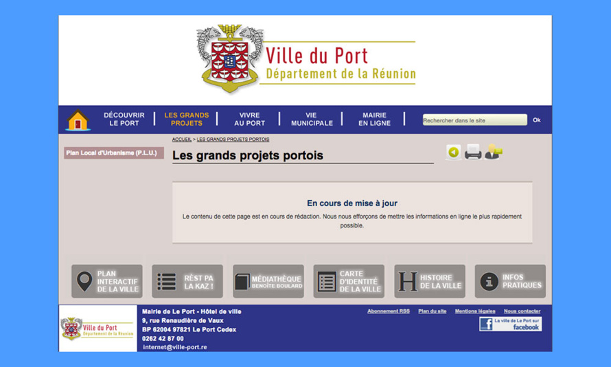 L'histoire du Port ? un grand blanc ! L'histoire du Port ? un grand blanc !