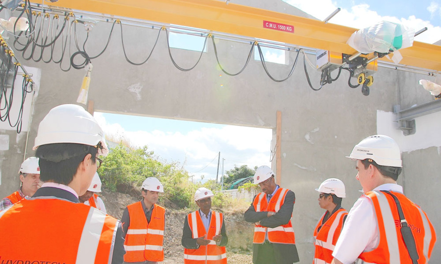Le réservoir d’eau potable de l’Éperon pour 10 000 habitants Le réservoir d’eau potable de l’Éperon pour 10 000 habitants