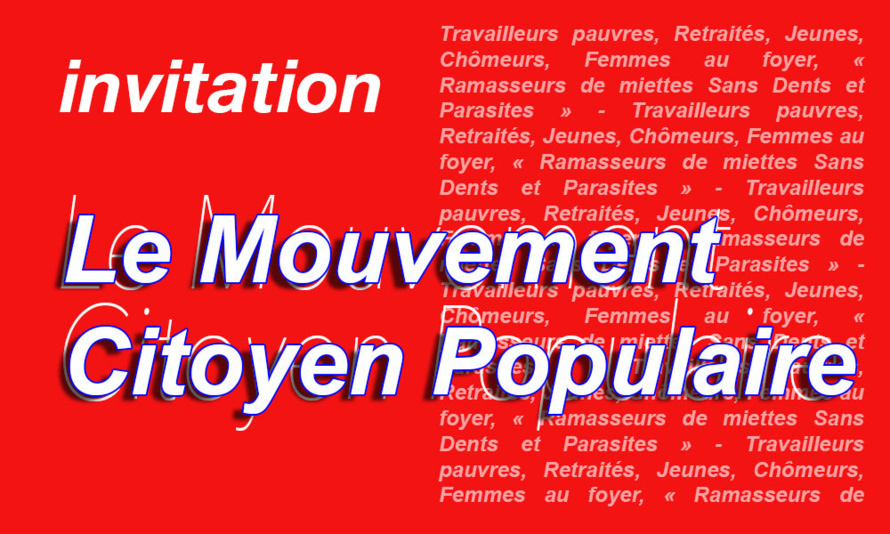 RECTIFICATIF INVITATION RECTIFICATIF INVITATION