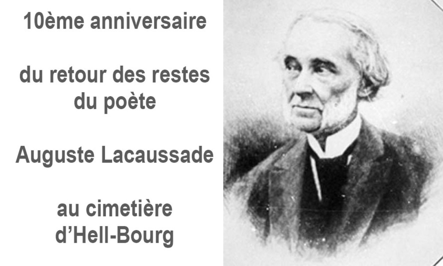 10ème anniversaire du retour des restes du poète Auguste Lacaussade au cimetière d’Hell-Bourg