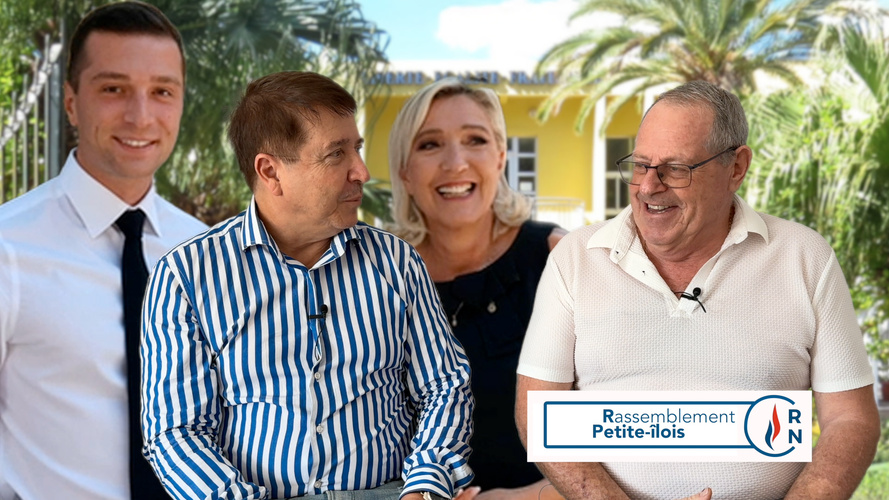 Jean-Jacques Morel installe Philippe Ragot comme Délégué communal du Rassemblement National à Petite-Île Jean-Jacques Morel installe Philippe Ragot comme Délégué communal du Rassemblement National à Petite-Île