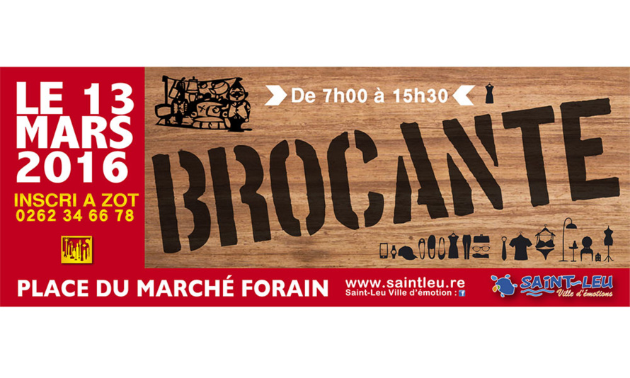 Brocante à Saint-Leu