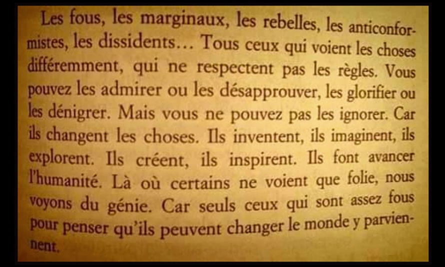 Inventer, c'est penser à côté Inventer, c'est penser à côté