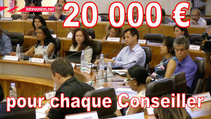 20 000 euros pour chaque Conseiller Départemental