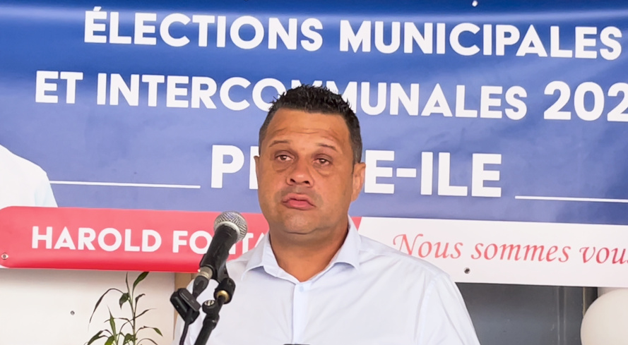 Harold Fontaine officialise sa candidature aux municipales 2026 à Petite-Île