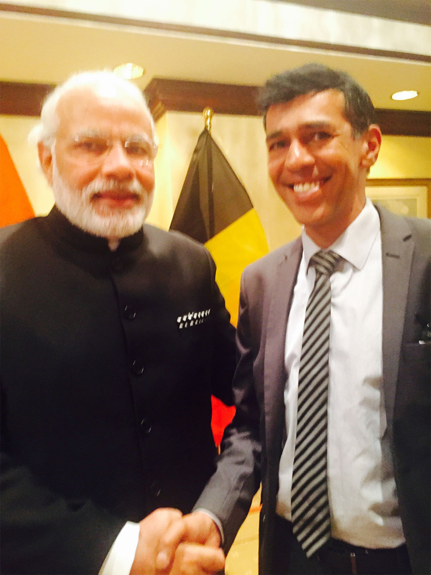  Après Paul Vergès et Indira Gandhi ​au tour de Younous Omarjee de rencontrer Narendra Modi