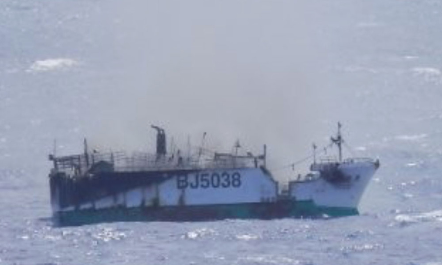 Sauvetage de 16 naufragés du navire taïwanais JORDAN No.5 Sauvetage de 16 naufragés du navire taïwanais JORDAN No.5