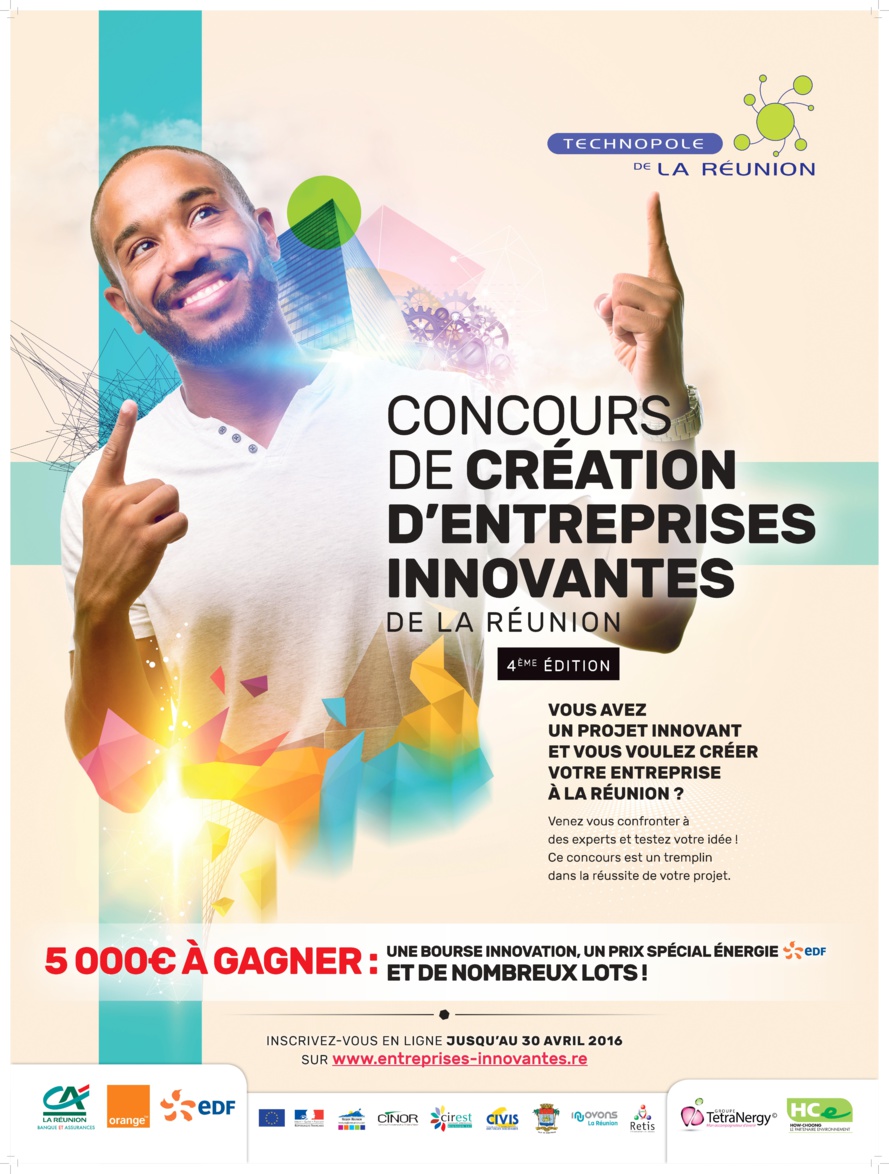 CREATION D’ENTREPRISES INNOVANTES DE LA REUNION : LA TECHNOPOLE LANCE SON CONCOURS 2016