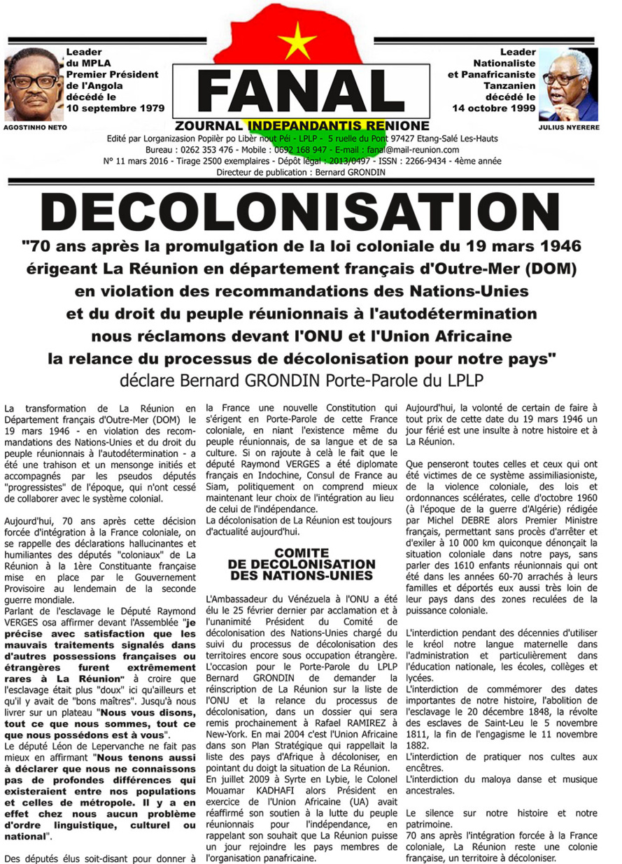 FANAL n° 11 FANAL n° 11