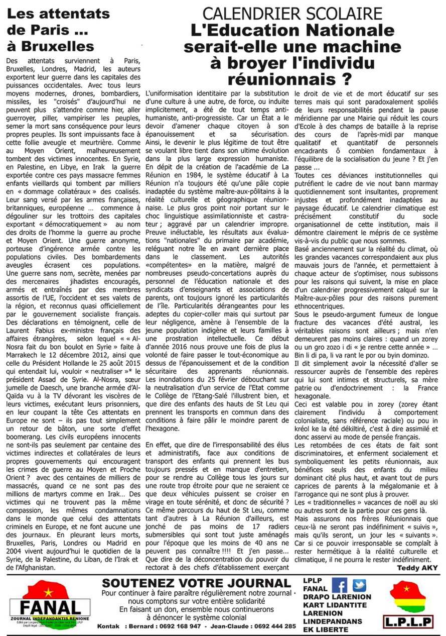 FANAL n° 11 FANAL n° 11