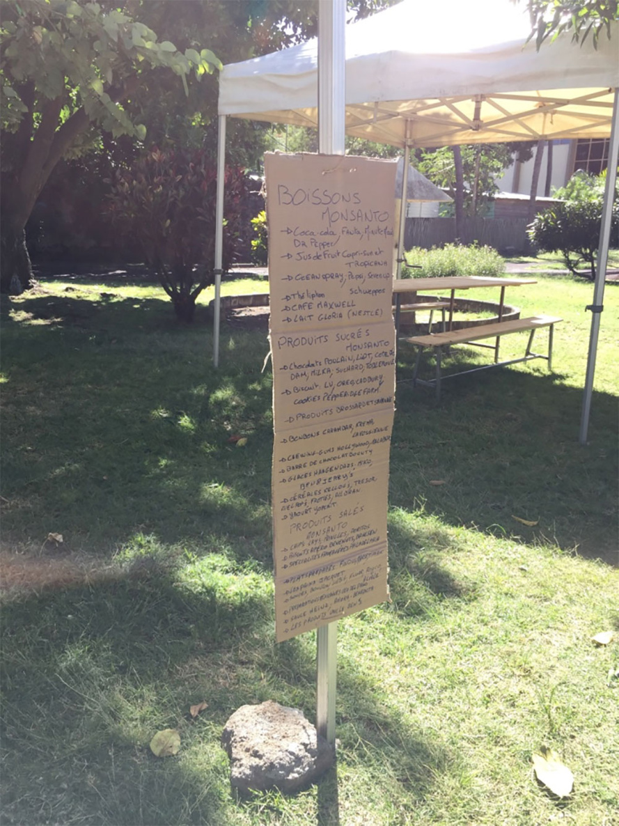 Manifestation anti-Monsanto à Saint-Leu Manifestation anti-Monsanto à Saint-Leu