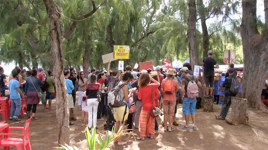 Manifestation anti-Monsanto à Saint-Leu