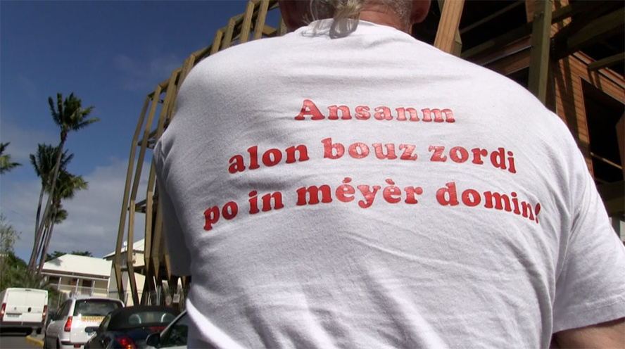 Manifestation anti-Monsanto à Saint-Leu