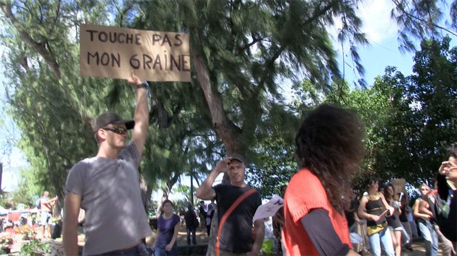 Manifestation anti-Monsanto à Saint-Leu Manifestation anti-Monsanto à Saint-Leu