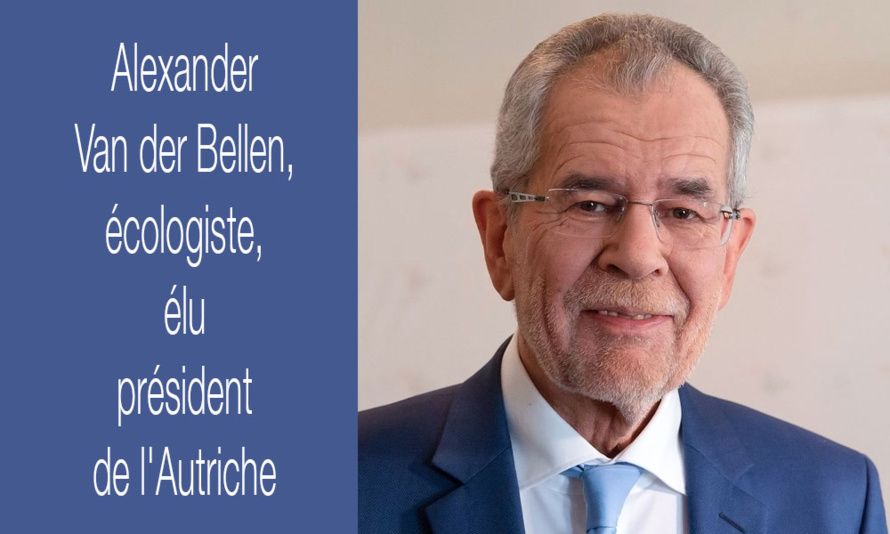 Alexander Van der Bellen : Un écologiste élu président de l'Autriche Alexander Van der Bellen : Un écologiste élu président de l'Autriche