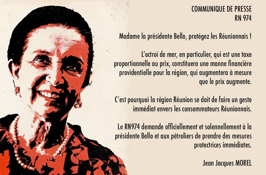 Madame la présidente Bello, protégez les Réunionnais ! Madame la présidente Bello, protégez les Réunionnais !
