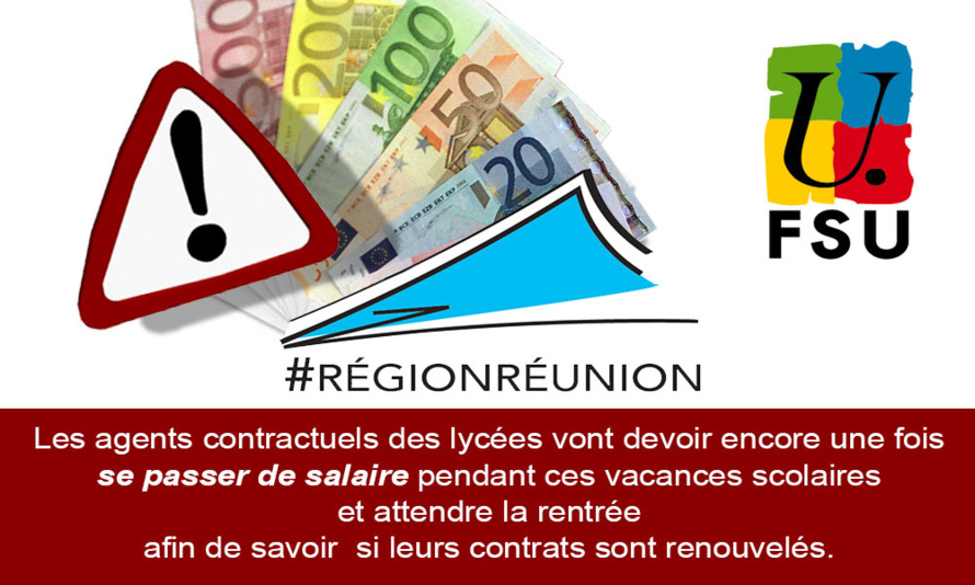 Les contractuels de la Région Réunion toujours dans l'expectative... Les contractuels de la Région Réunion toujours dans l'expectative...