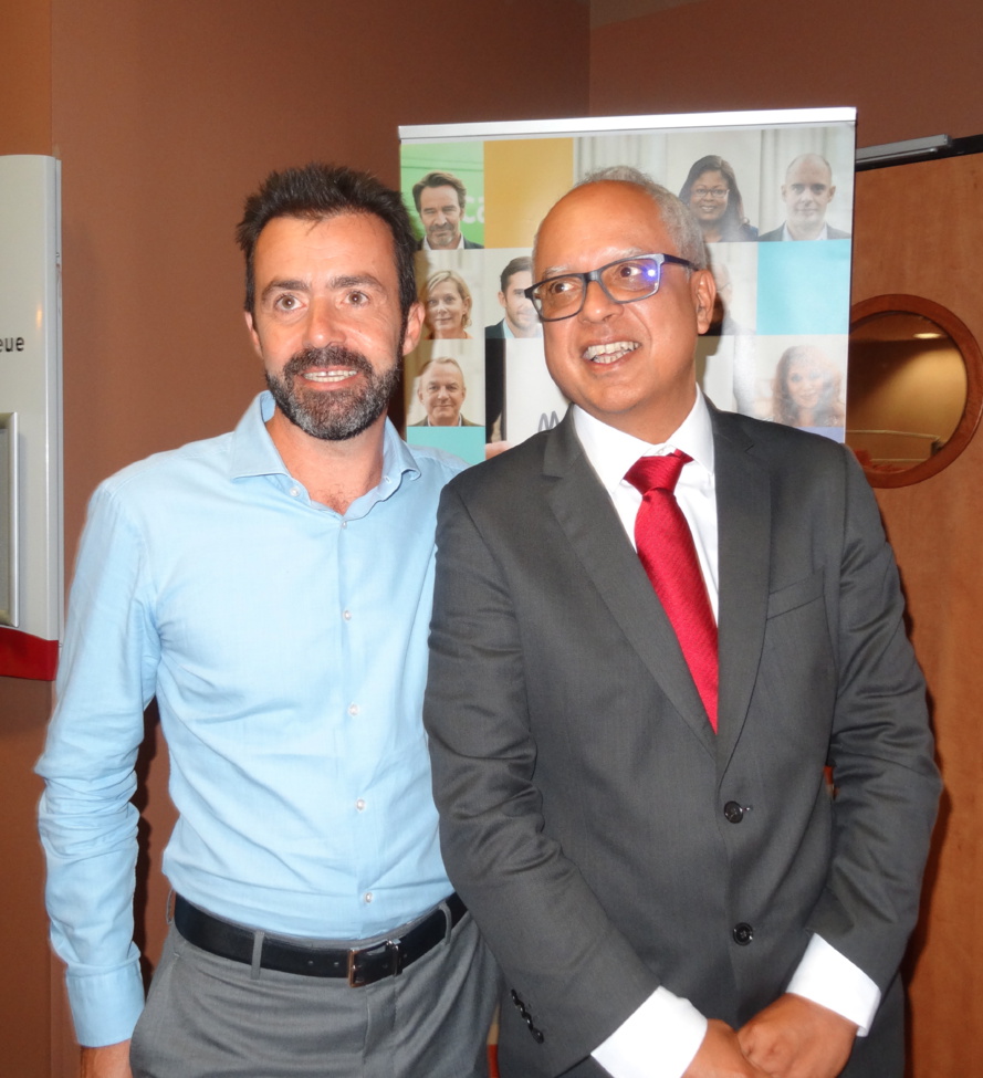 Yann de Prince aux côtés de Didier Fauchard Yann de Prince aux côtés de Didier Fauchard