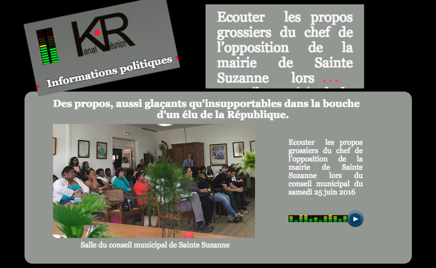 L'enregistrement des "propos insupportables" du Conseil municipal L'enregistrement des "propos insupportables" du Conseil municipal