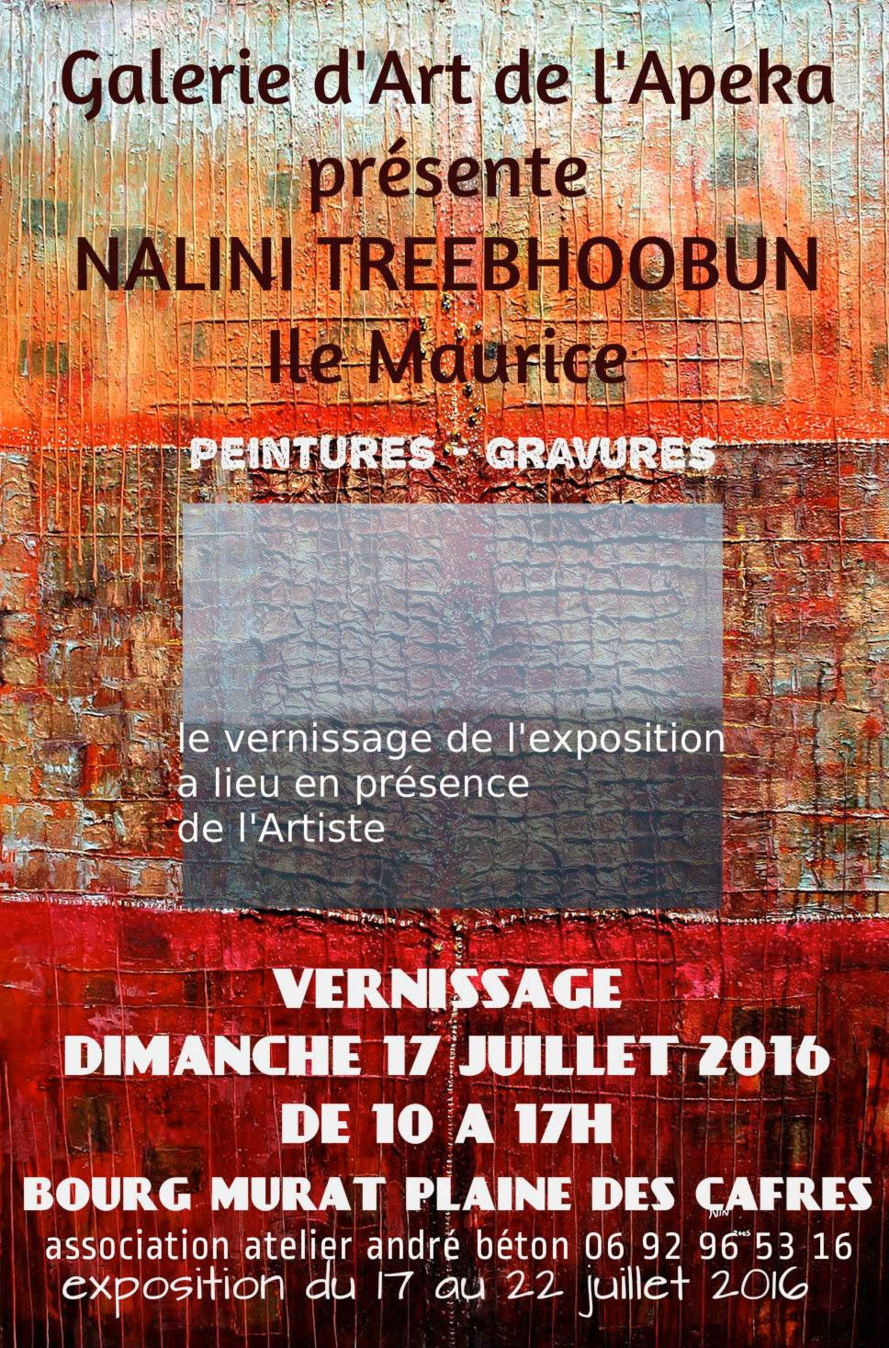 Nalini TREEBHOOBUN est bien arrivée Nalini TREEBHOOBUN est bien arrivée