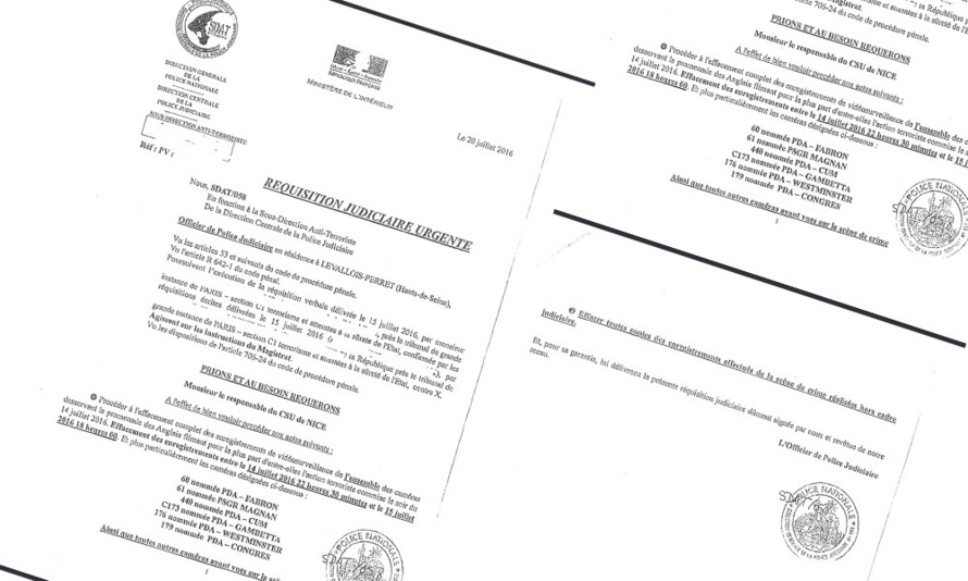 Une réquisition judiciaire « Urgente »... Une réquisition judiciaire « Urgente »...