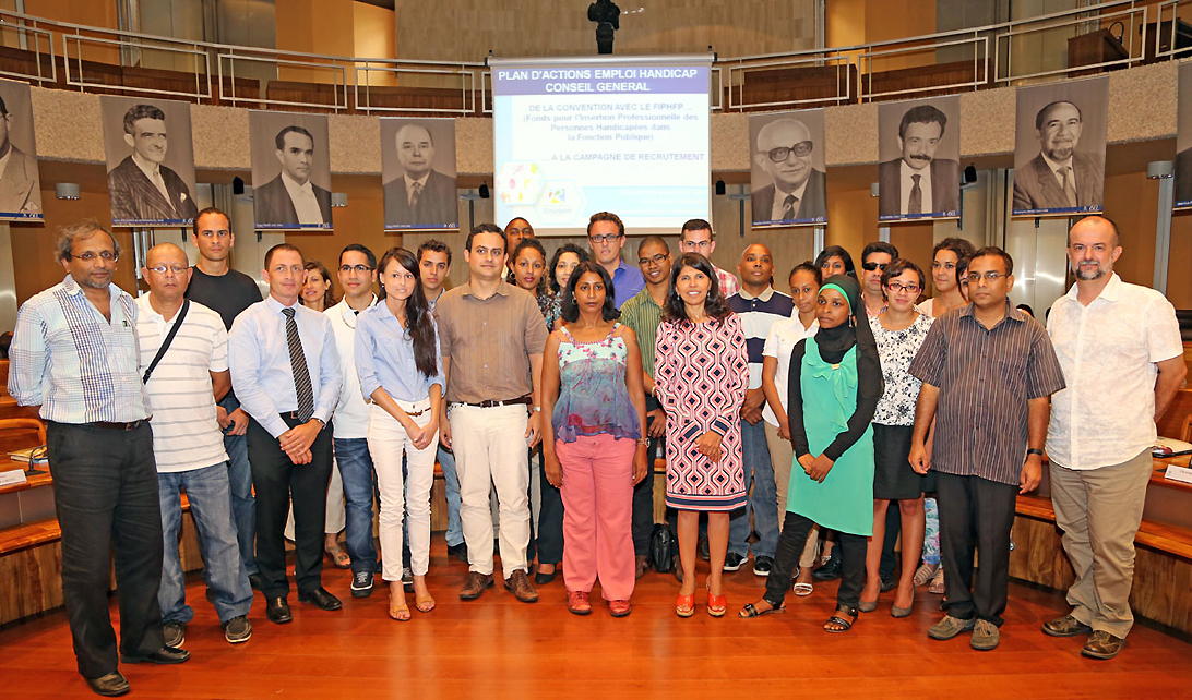 Réception des 18 nouveaux agents porteurs de handicap au sein de la collectivité
