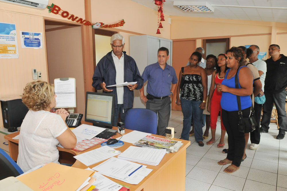 Comme promis Serge Camatchy est allé déposer une pétition à la CISE