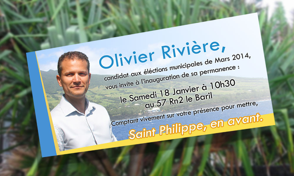 Olivier Rivière : En avant Saint-Philippe
