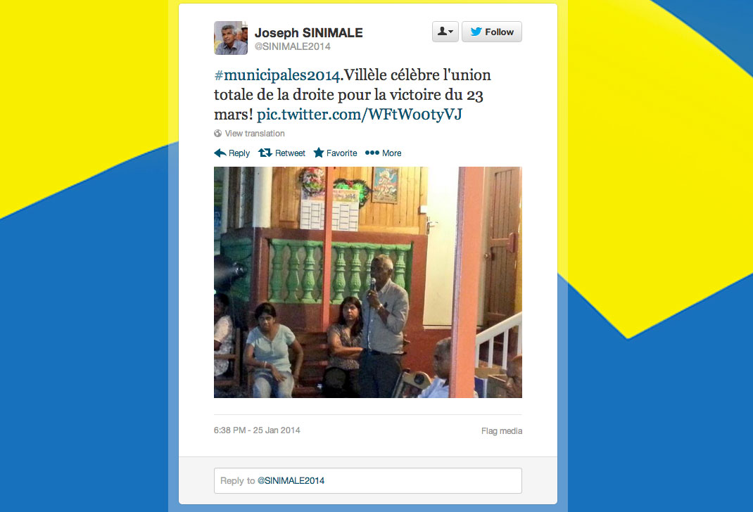 Sini twit à tout va