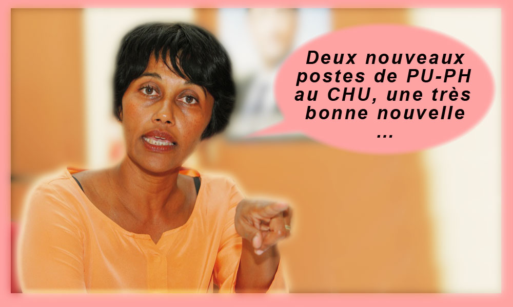 Ericka Bareigts : L'annonce de deux nouveaux postes de PU-PH au CHU : une très bonne nouvelle