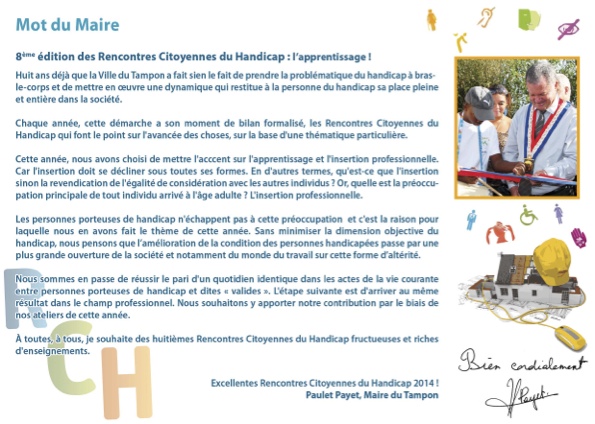 Au Tampon : Rencontres Citoyennes du Handicap