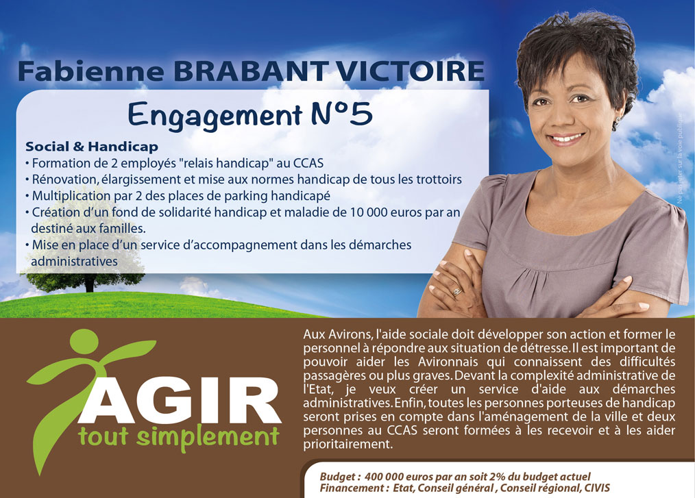 Fabienne Victoire Brabant : Pour une mairie aux service des Avironnais