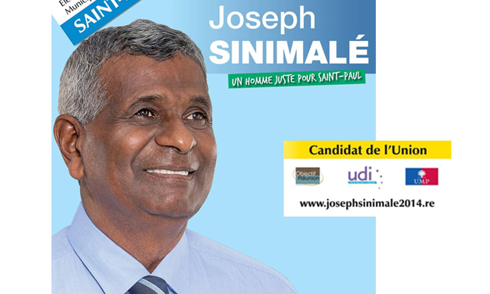 Joseph Sinimalé : Son programme pour Saint-Paul demain