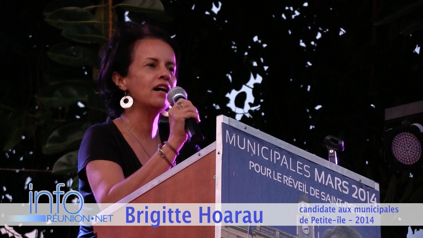 Brigitte HOARAU : Cette campagne électorale a été une aventure formidable