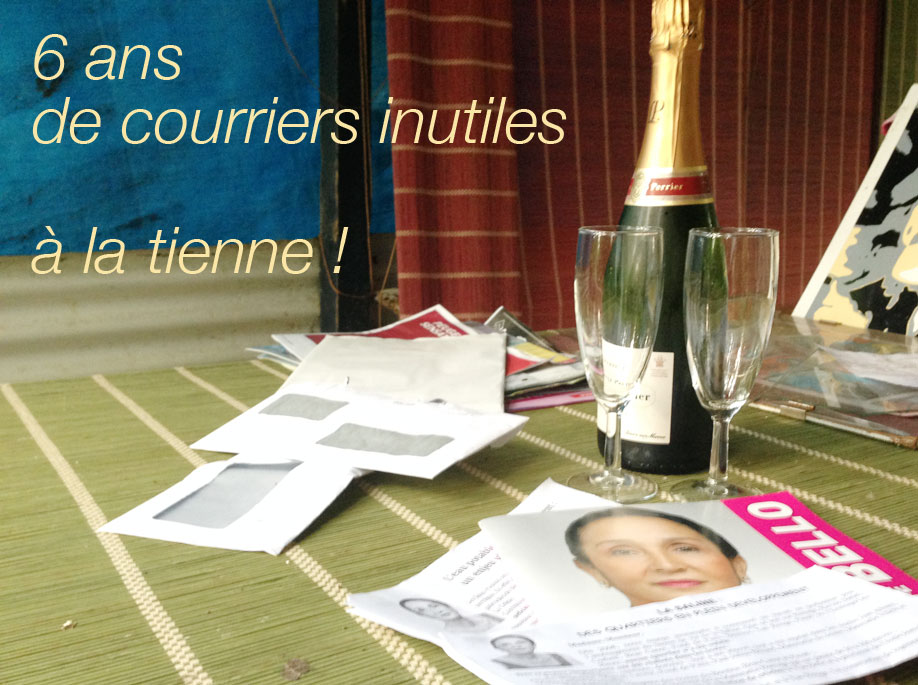 J'ai acheté une bouteille pour l'occasion